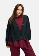 Strickjacke – cozy, zeitlos & mit Struktur-Details 'Cotona'