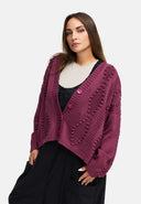 Strickjacke – cozy, zeitlos & mit Struktur-Details 'Cotona'