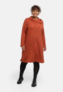 'Lova' Kleid - Baumwoll-Stretch, Strukturmuster