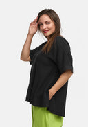 Koszulka w kształcie litery A z lnu 'Venti'