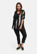 A-linjainen tunika kevyestä viskoosijoustosta 'Sovana'