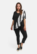 A-linjainen tunika kevyestä viskoosijoustosta 'Sovana'