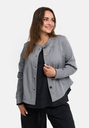 'Juline' Veste-blouse – Denim avec stretch, féminin & moderne