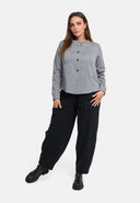 'Juline' Veste-blouse – Denim avec stretch, féminin & moderne