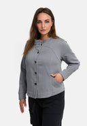 'Juline' Veste-blouse – Denim avec stretch, féminin & moderne