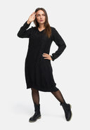 Elegant kjole, A-linje, med strukturmønster 'Noira'