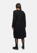 Elegant kjole, A-linje, med strukturmønster 'Noira'