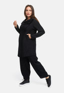 Chaqueta línea A, asimétrica, con patrón de estructura 'Noira'