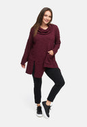 Tunika A-linia z kołnierzem typu cowl 'Floréa'