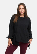 Jas asymmetrisch met rits 'Floréa'