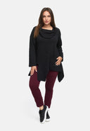 Tunika A-linia z kołnierzem typu cowl 'Floréa'