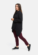 Tunika A-linia z kołnierzem typu cowl 'Floréa'