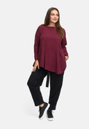 Pants with Tie Belt made from Hemp-Cotton Mix 'Elure'