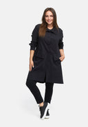 Parka blouse van parachutestof met stretch 'Isara'