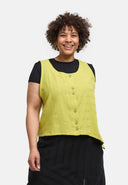 'Verde' gilet – aérien, moderne & naturellement stylé