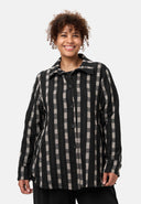 'Karena' Blusenjacke - katoen-stretch, strepenlook
