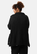 'Vella' Strickcardigan - Baumwollmix mit Wolle, lockerer Schnitt