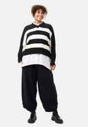 'Vella' Camisola de malha - Look oversize descontraído com lã