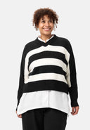 'Vella' Camisola de malha - Look oversize descontraído com lã
