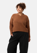 'Vella' strickpullover - weicher premium-strick mit v-ausschnitt