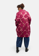 'Oria' coat – cotton stretch, knee-length