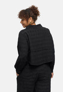 Casaco-blusa "Norina" – mistura de viscose, curto