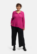 'Marella' blouse – cotton blend, textured fabric