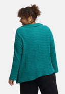 'Marella' blouse – cotton blend, textured fabric