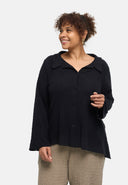 'Marella' blouse – cotton blend, textured fabric