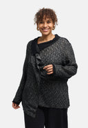 Túnica "Perlina" – mistura de materiais, drapeada