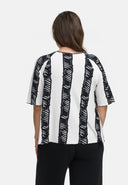 Camiseta cuadrada de viscosa elástica ligera 'Sovana'