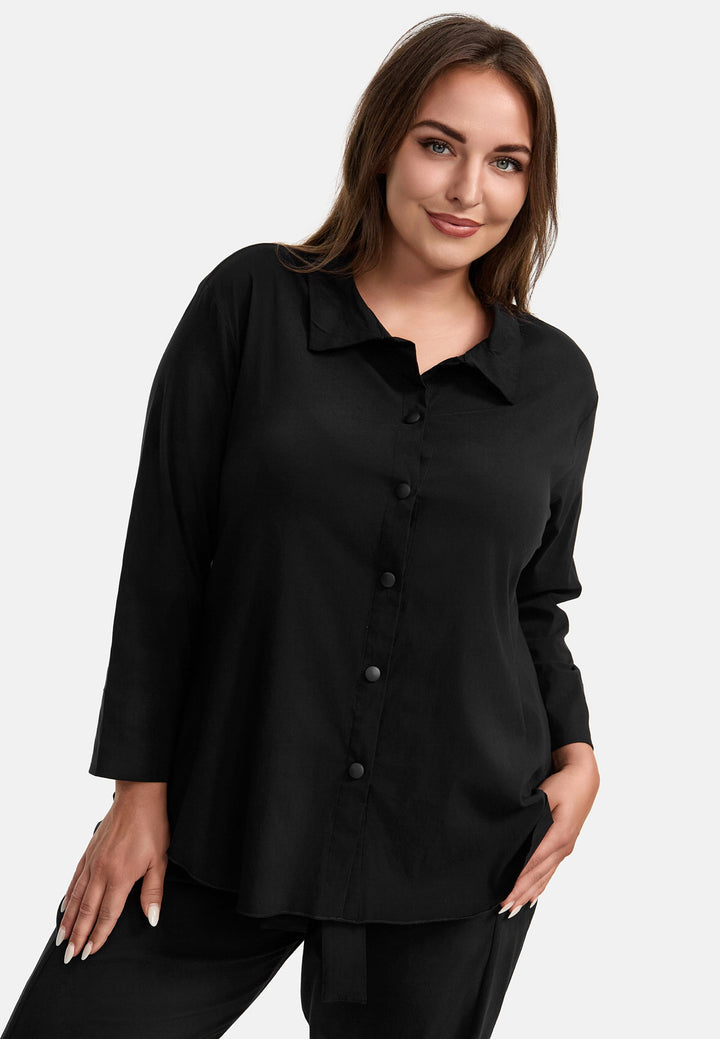 Kekoo Bluse 'Luxe Noir'