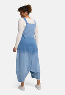 Ogrodniczki 'Sky' – Premiumowy dżins, ombre i detale z naszywkami