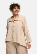 'Serena' Bluse – enkel, moderne-asymmetrisk & med stræk