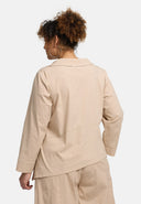 'Serena' Bluse – enkel, moderne-asymmetrisk & med stræk