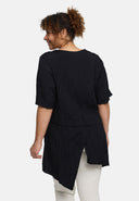 Tunika z dekoltem w serek 'Crissa' – lekka, swobodna i wyszczuplająca