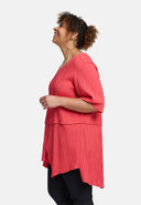 Tunika z dekoltem w serek 'Crissa' – lekka, swobodna i wyszczuplająca