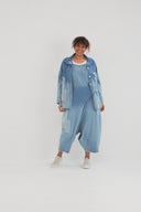 Blusa 'Sky' – Mezclilla Premium, Parche y Elástico