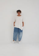 'Crissa' Tunika – plissiert, leicht & modern-asymmetrisch